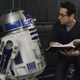 J.J. Abrams with R2-D2, who we assume is in Episode IX.